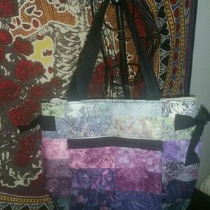 Handmade Quilted Shoulder Handbag